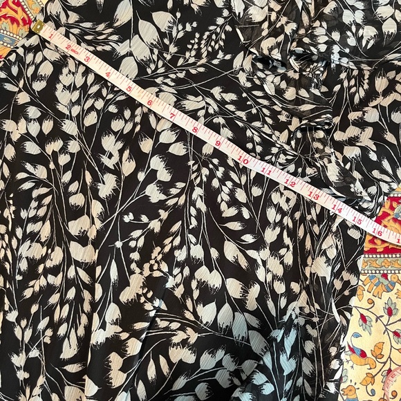 London Times size 8 faux wrap frill dress - Picture 12 of 13